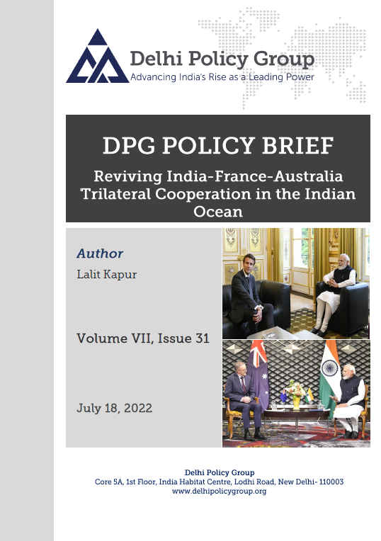 Reviving India-France-Australia Trilateral Cooperation in the Indian Ocean