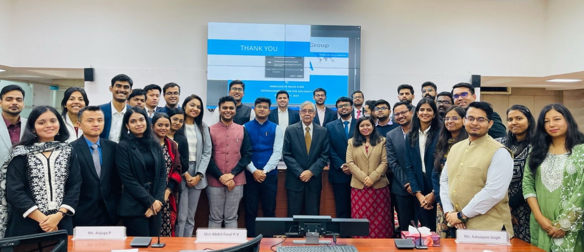 “Indian Foreign Policy and Diplomacy: the Big Picture” Training Module for IFS Officer Trainees of the 2024 Batch Sushma Swaraj Institute of Foreign Service